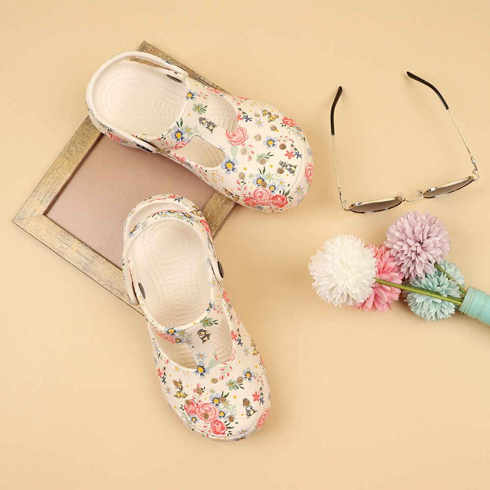 Floral croc sneakers hot sale