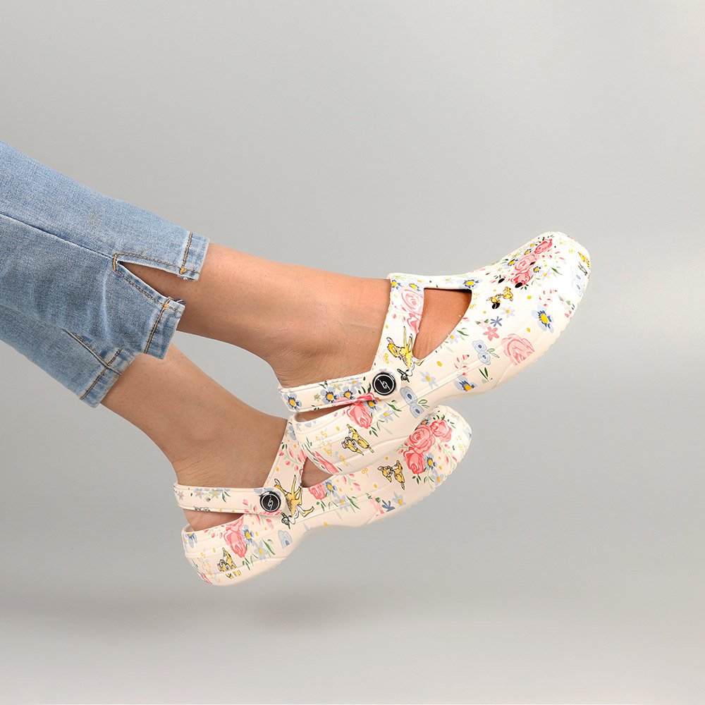 Floral best sale croc sneakers